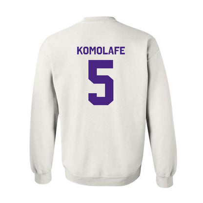 Northwestern - NCAA Football : Caleb Komolafe - Classic Shersey Crewneck Sweatshirt-1