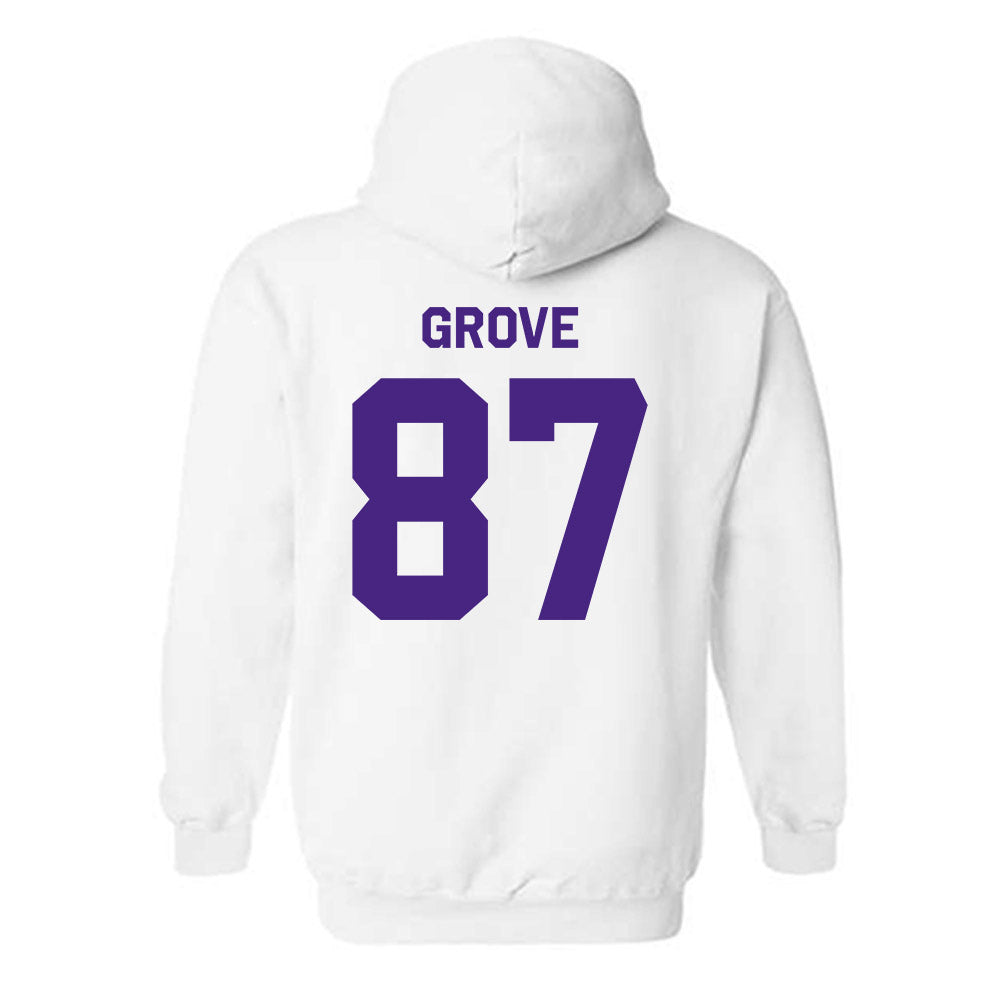 Northwestern - NCAA Football : Carson Grove - Classic Shersey Hooded Sweatshirt-1