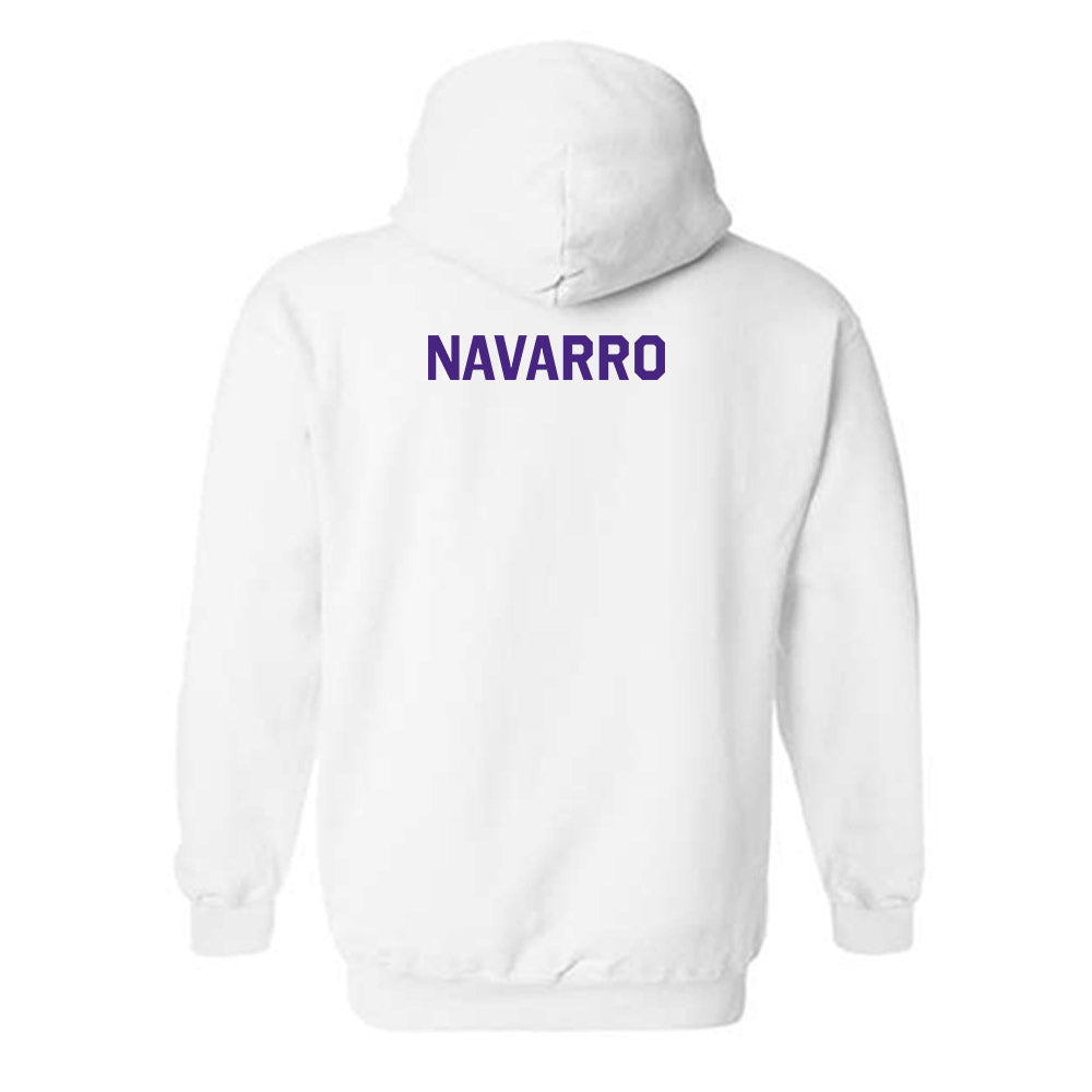 Northwestern - NCAA Wrestling : Dedrick Navarro - Classic Shersey Hooded Sweatshirt-1