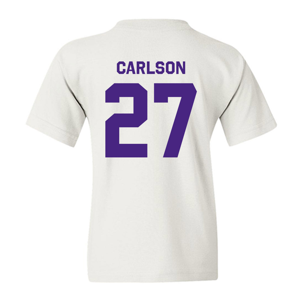 Northwestern - NCAA Baseball : Zach Carlson - Classic Shersey Youth T-Shirt-1