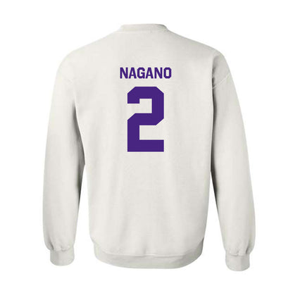 Northwestern - NCAA Men's Soccer : Sam Nagano - Classic Shersey Crewneck Sweatshirt-1
