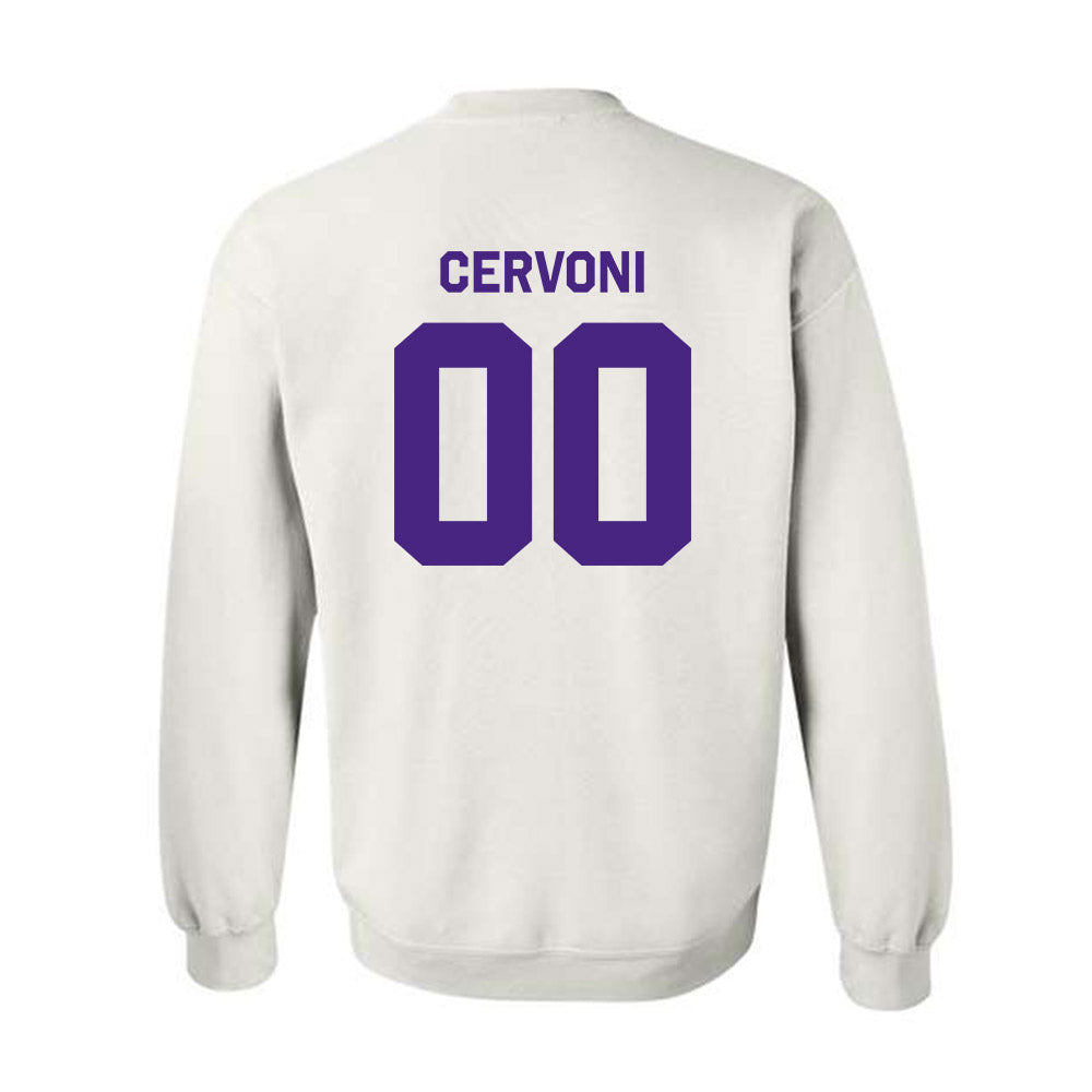 Northwestern - NCAA Men's Soccer : Gino Cervoni - Classic Shersey Crewneck Sweatshirt-1