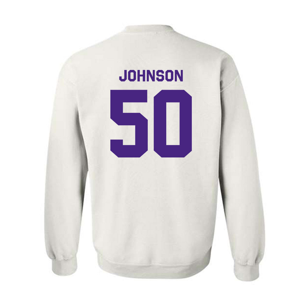 Northwestern - NCAA Football : Qayvier Johnson - Classic Shersey Crewneck Sweatshirt-1