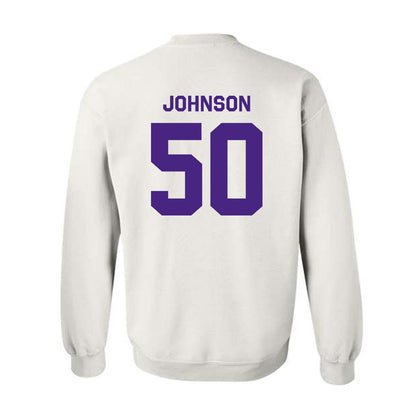 Northwestern - NCAA Football : Qayvier Johnson - Classic Shersey Crewneck Sweatshirt-1