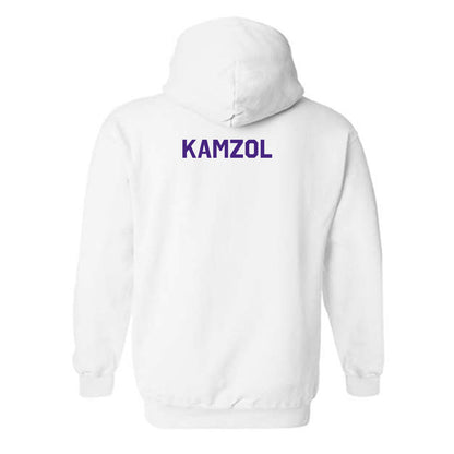 Northwestern - NCAA Women's Swimming & Diving : Flawia Kamzol - Classic Shersey Hooded Sweatshirt-1