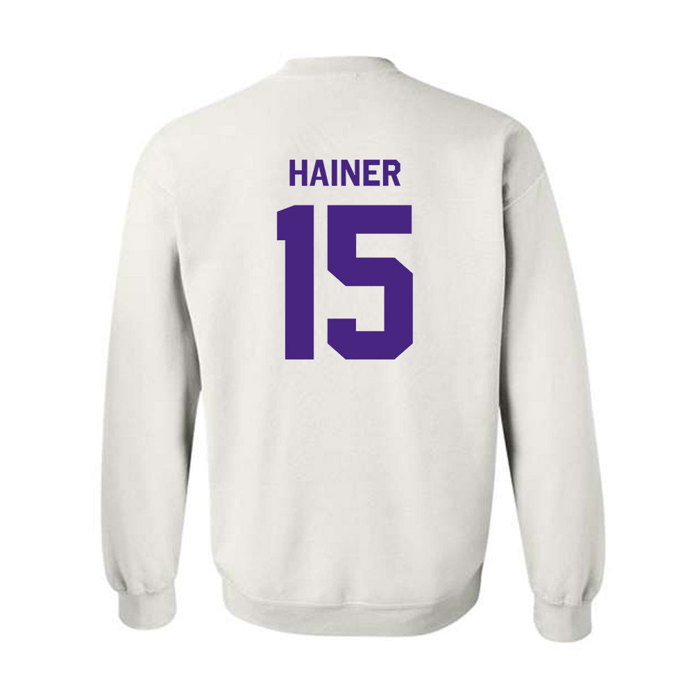 Northwestern - NCAA Men's Soccer : Doug Hainer - Classic Shersey Crewneck Sweatshirt-1