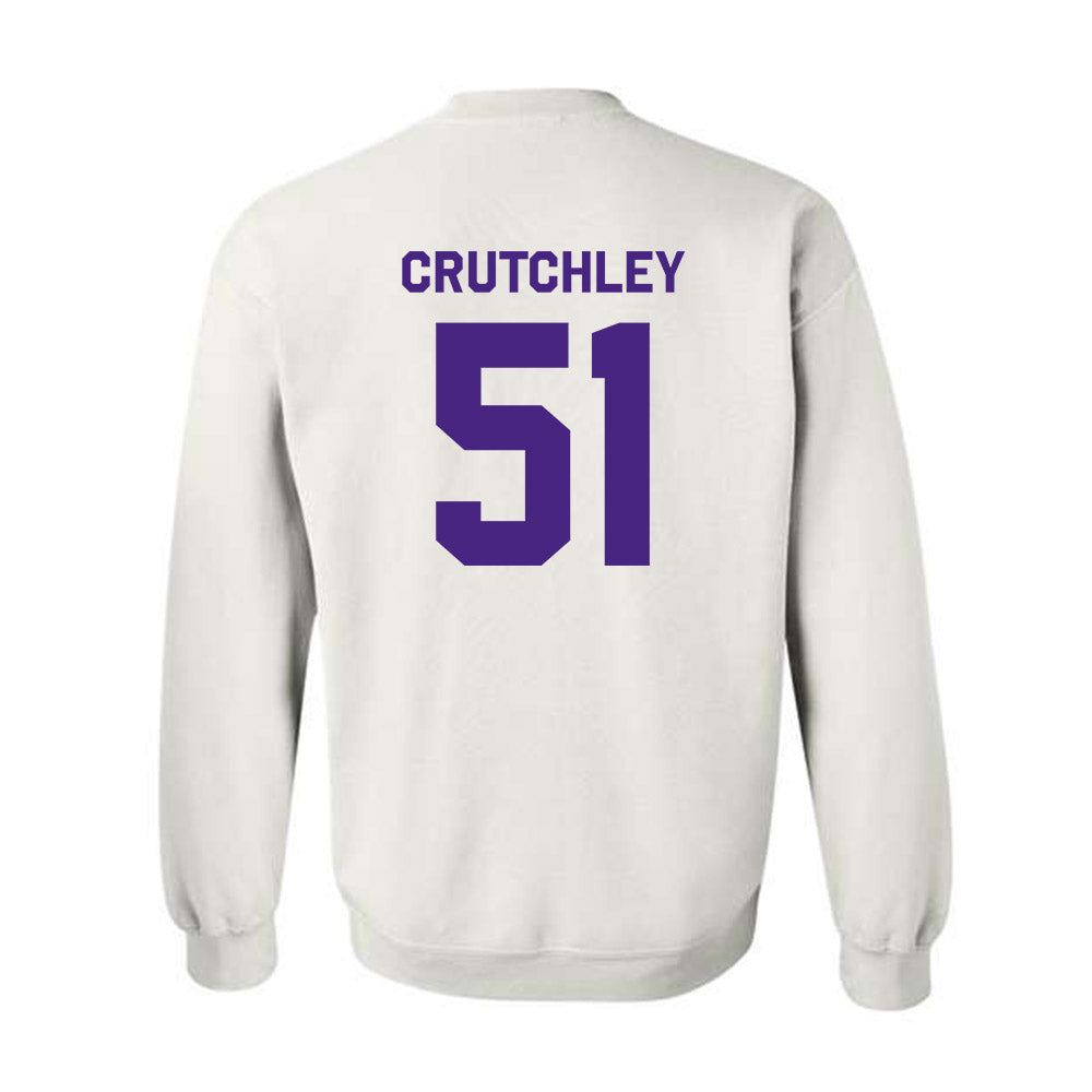 Northwestern - NCAA Football : Miles Crutchley - Classic Shersey Crewneck Sweatshirt-1