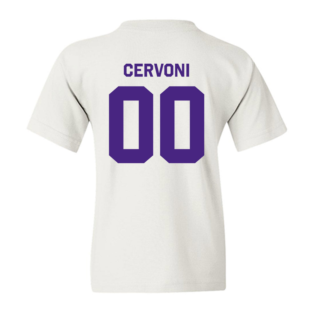 Northwestern - NCAA Men's Soccer : Gino Cervoni - Classic Shersey Youth T-Shirt-1