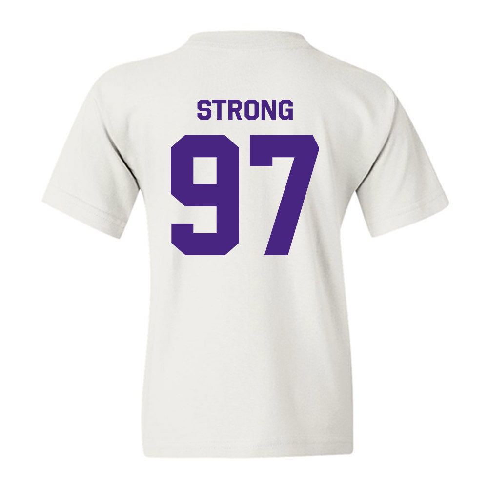 Northwestern - NCAA Football : Braxton Strong - Classic Shersey Youth T-Shirt-1
