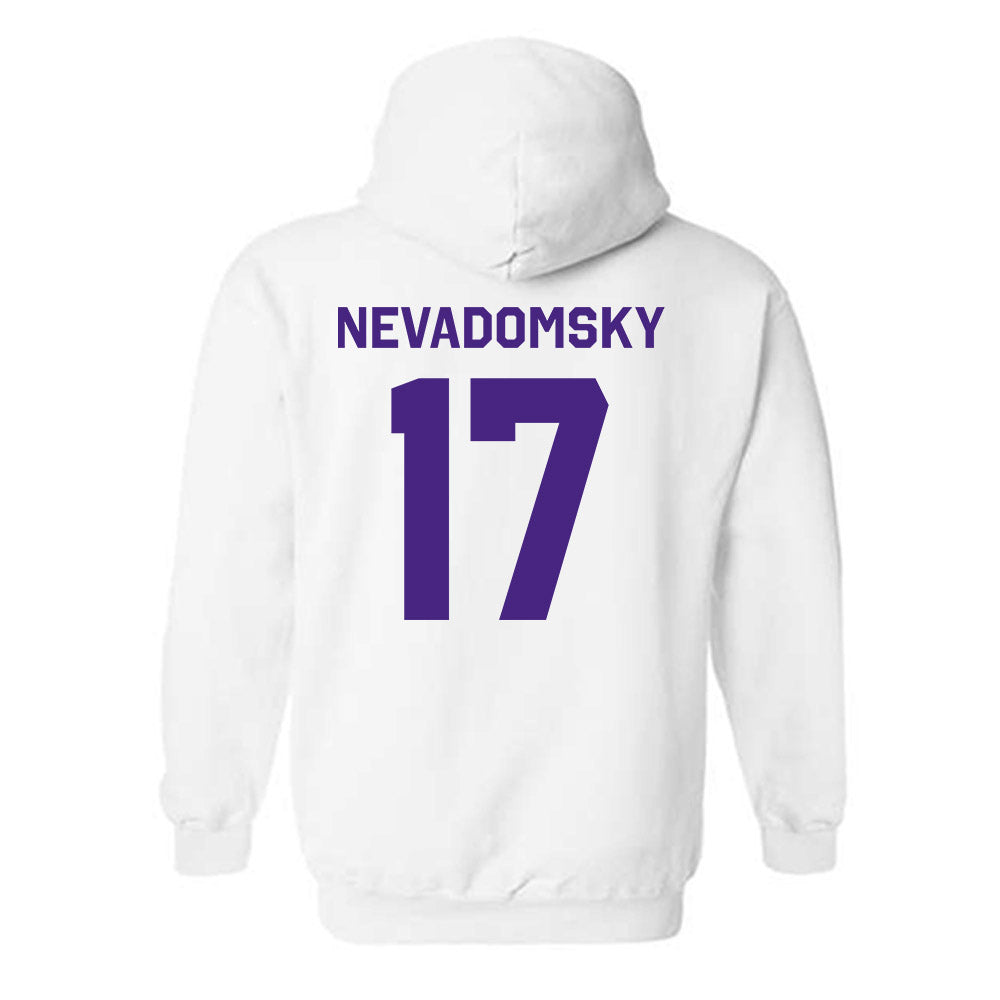 Northwestern - NCAA Women's Soccer : Presley Nevadomsky - Classic Shersey Hooded Sweatshirt-1