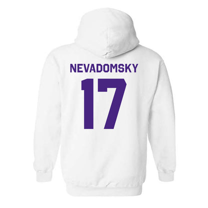 Northwestern - NCAA Women's Soccer : Presley Nevadomsky - Classic Shersey Hooded Sweatshirt-1