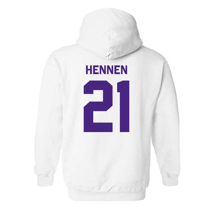Northwestern - NCAA Women's Soccer : Kate Hennen - Classic Shersey Hooded Sweatshirt-1