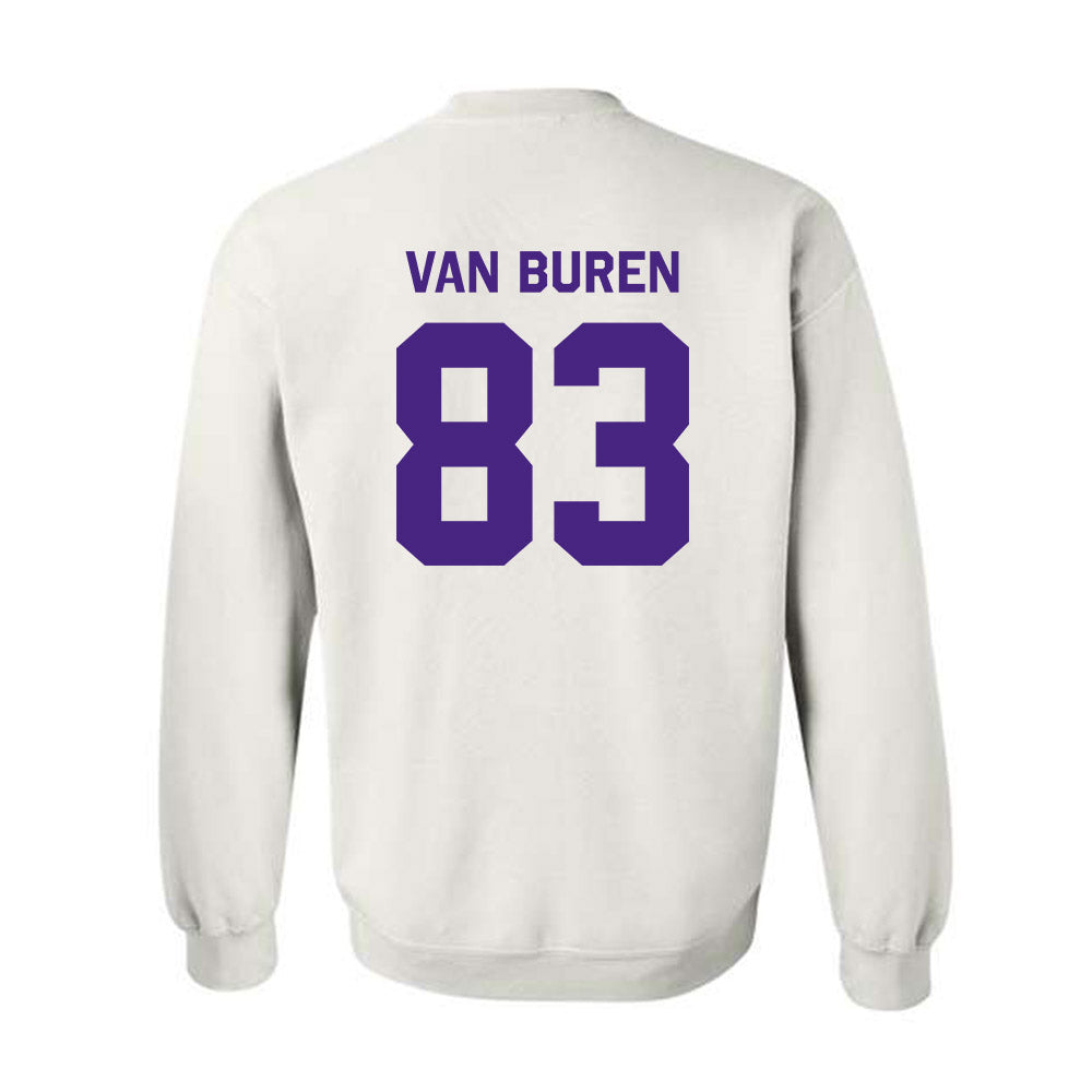 Northwestern - NCAA Football : Blake Van Buren - Classic Shersey Crewneck Sweatshirt-1