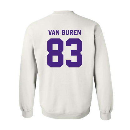 Northwestern - NCAA Football : Blake Van Buren - Classic Shersey Crewneck Sweatshirt-1