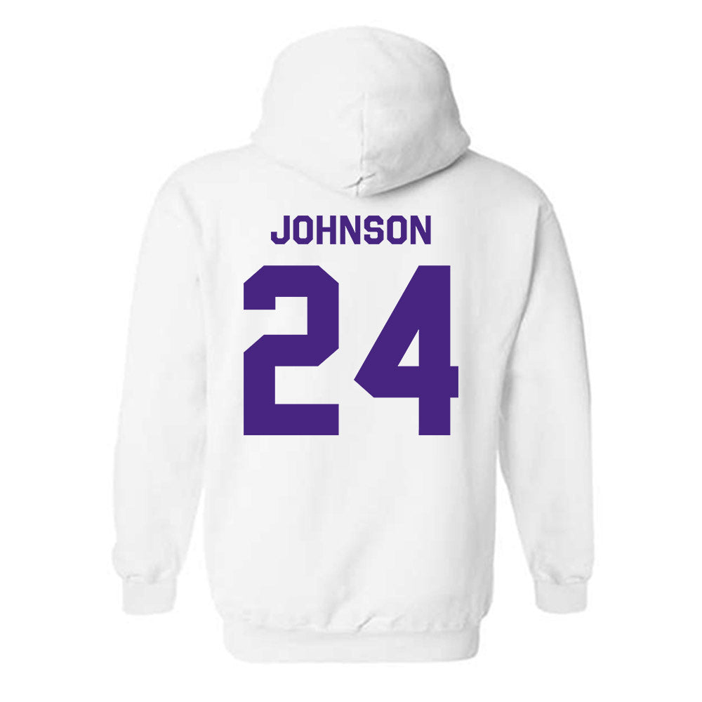 Northwestern - NCAA Football : Jamaal Johnson - Classic Shersey Hooded Sweatshirt-1