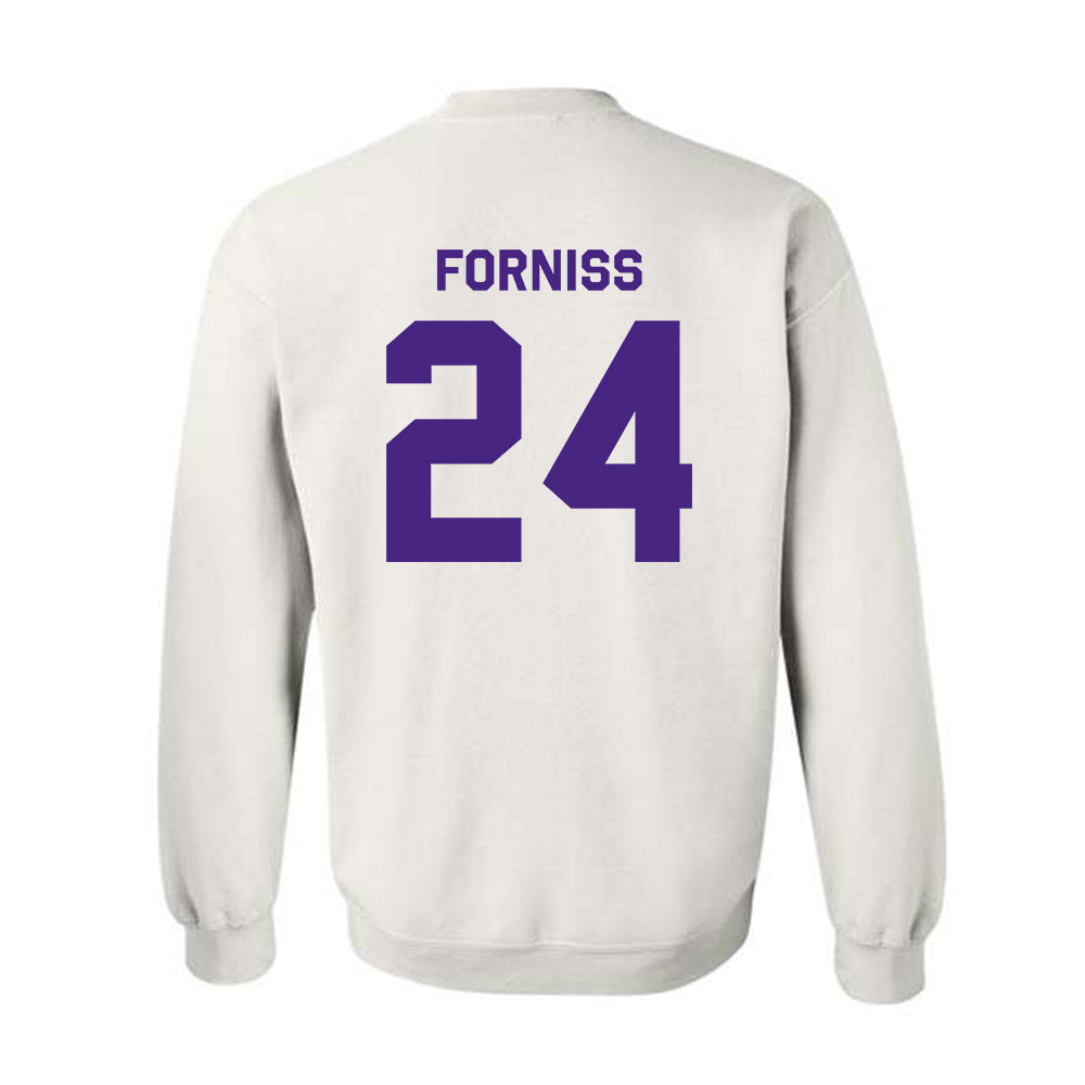 Northwestern - NCAA Baseball : Christian Forniss - Classic Shersey Crewneck Sweatshirt-1