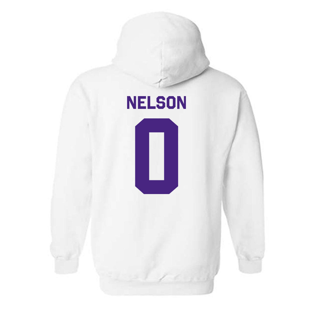 Northwestern - NCAA Women's Soccer : Nyamma Nelson - Classic Shersey Hooded Sweatshirt-1