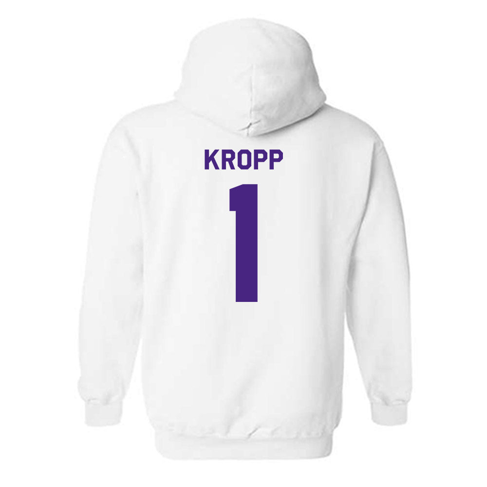 Northwestern - NCAA Men's Basketball : Tyler Kropp - Classic Shersey Hooded Sweatshirt-1
