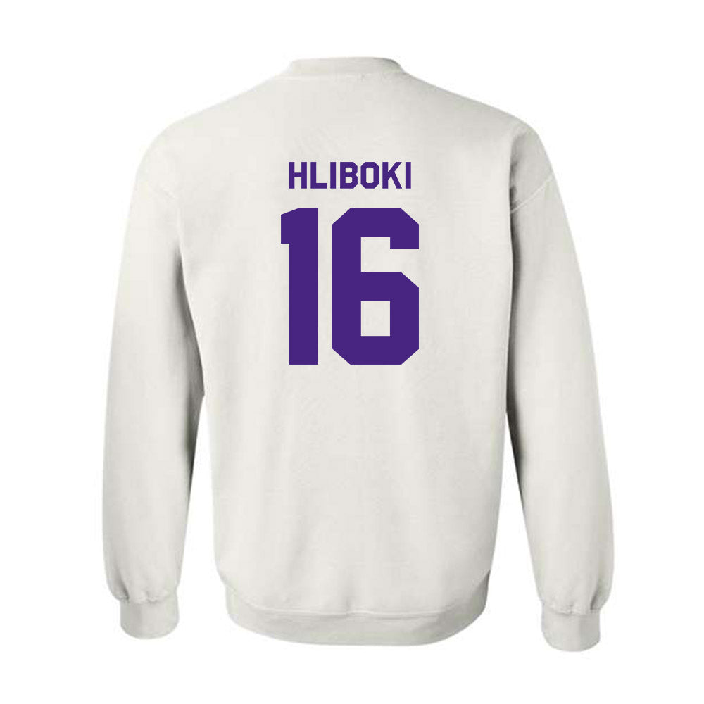 Northwestern - NCAA Baseball : Sam Hliboki - Classic Shersey Crewneck Sweatshirt-1