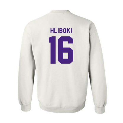 Northwestern - NCAA Baseball : Sam Hliboki - Classic Shersey Crewneck Sweatshirt-1