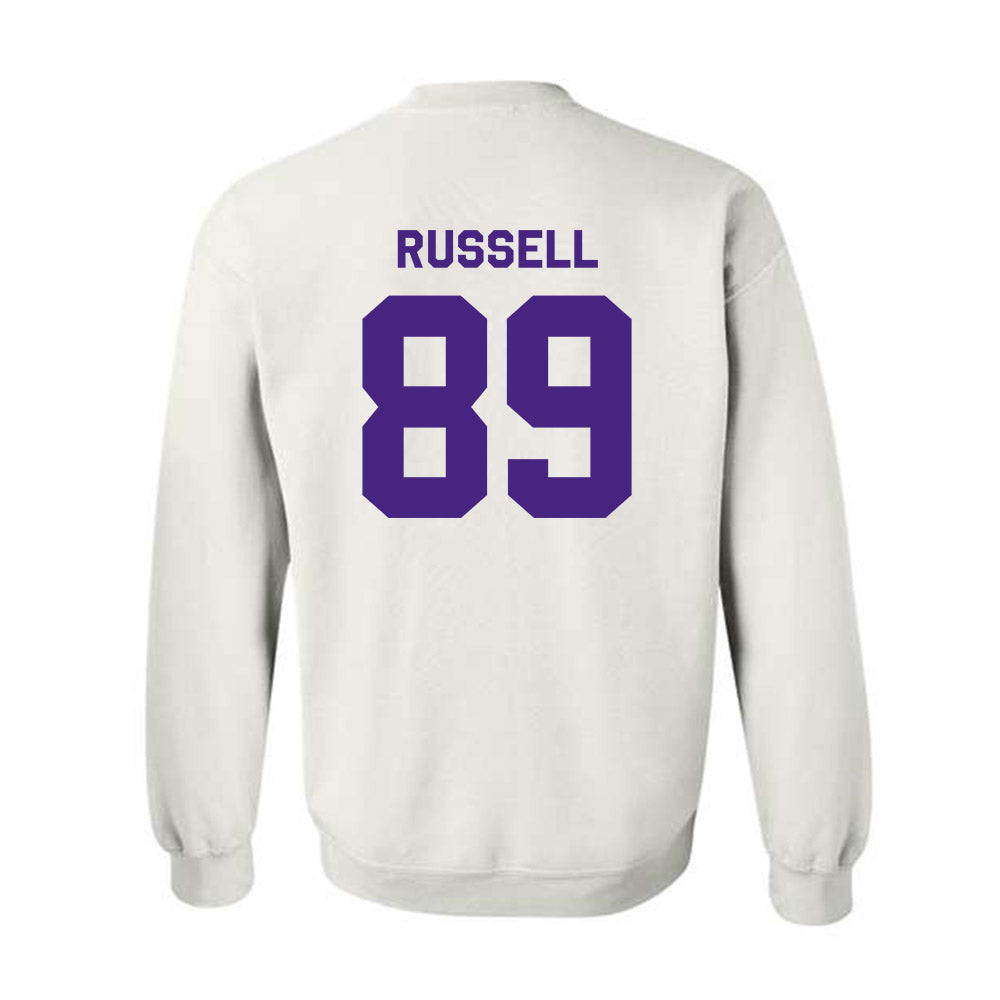Northwestern - NCAA Football : Cam Russell - Classic Shersey Crewneck Sweatshirt-1