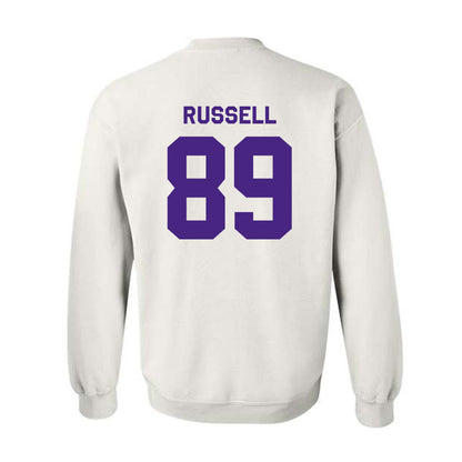 Northwestern - NCAA Football : Cam Russell - Classic Shersey Crewneck Sweatshirt-1