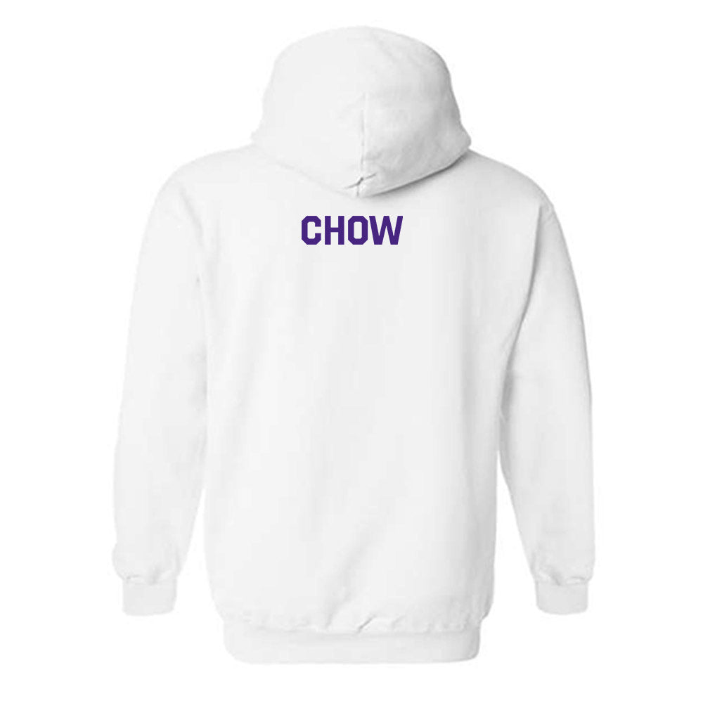 Northwestern - NCAA Women's Swimming & Diving : Isabella Chow - Classic Shersey Hooded Sweatshirt-1