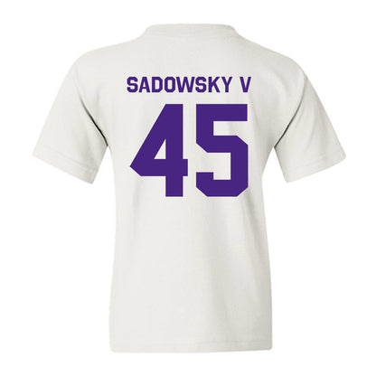 Northwestern - NCAA Football : Jack Sadowsky V - Classic Shersey Youth T-Shirt-1