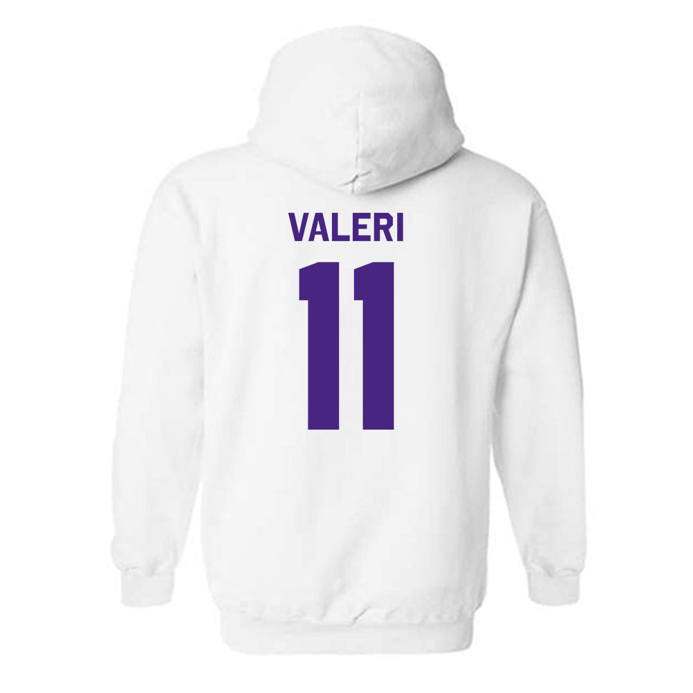 Northwestern - NCAA Football : Seth Valeri - Classic Shersey Hooded Sweatshirt-1