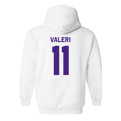 Northwestern - NCAA Football : Seth Valeri - Classic Shersey Hooded Sweatshirt-1