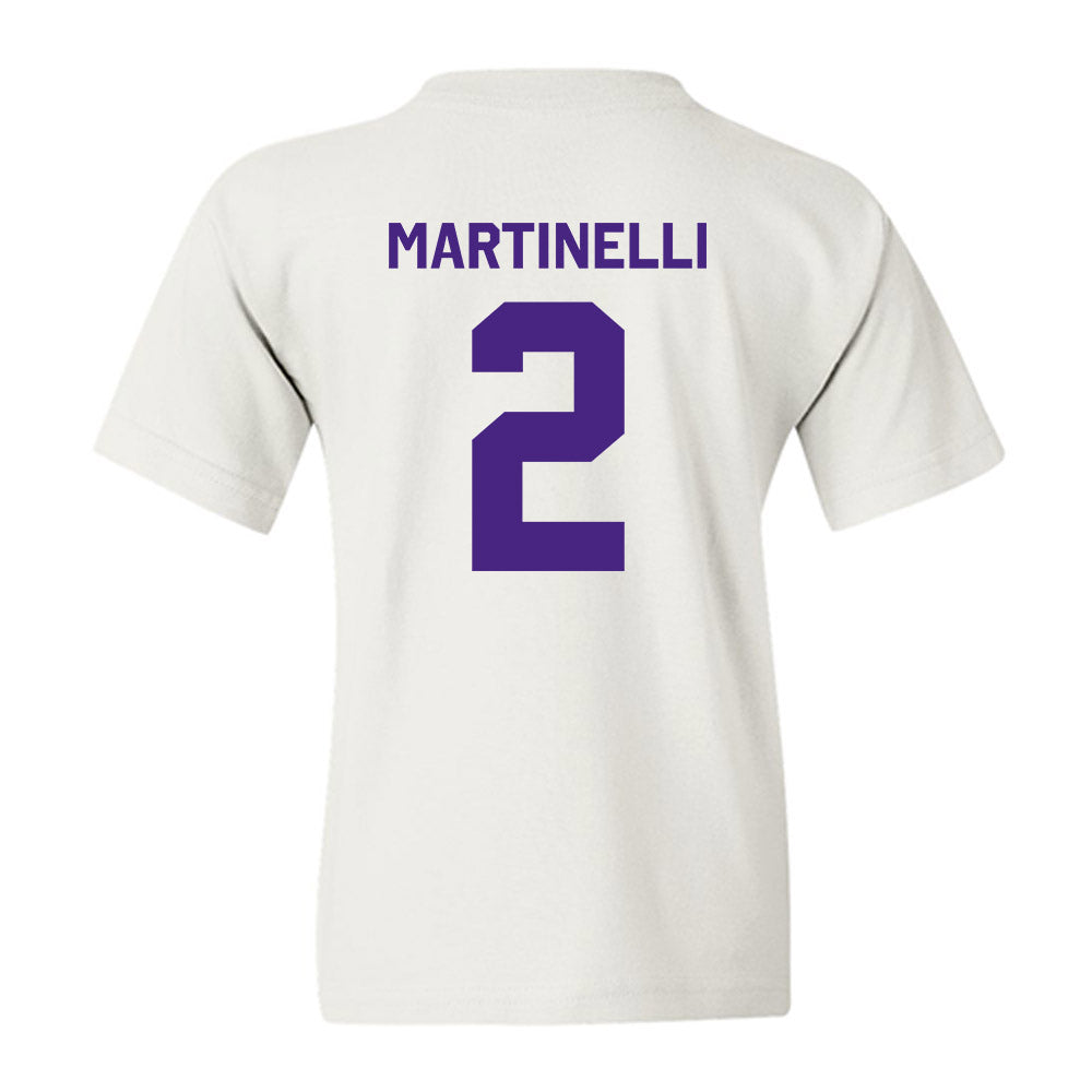 Northwestern - NCAA Men's Basketball : Nick Martinelli - Classic Shersey Youth T-Shirt-1