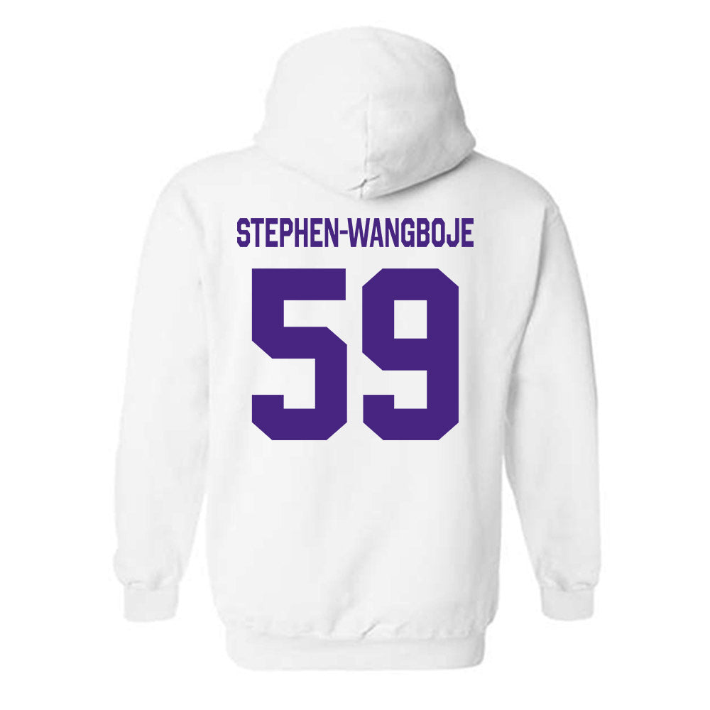 Northwestern - NCAA Football : Glory Stephen-Wangboje - Classic Shersey Hooded Sweatshirt-1