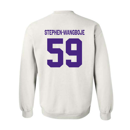 Northwestern - NCAA Football : Glory Stephen-Wangboje - Classic Shersey Crewneck Sweatshirt-1