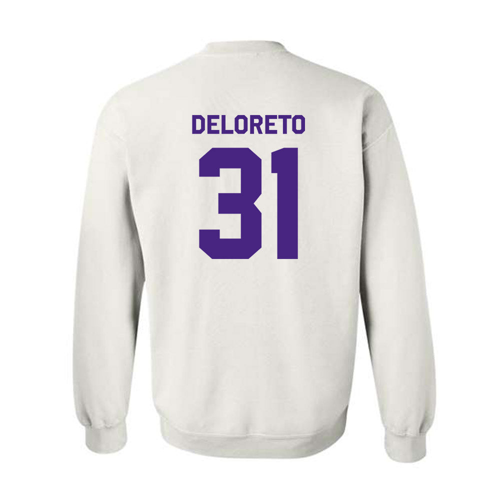 Northwestern - NCAA Baseball : Dominic DeLoreto - Classic Shersey Crewneck Sweatshirt-1