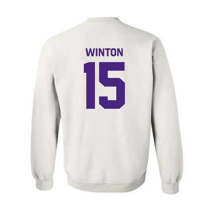 Northwestern - NCAA Football : Sean Winton - Classic Shersey Crewneck Sweatshirt-1