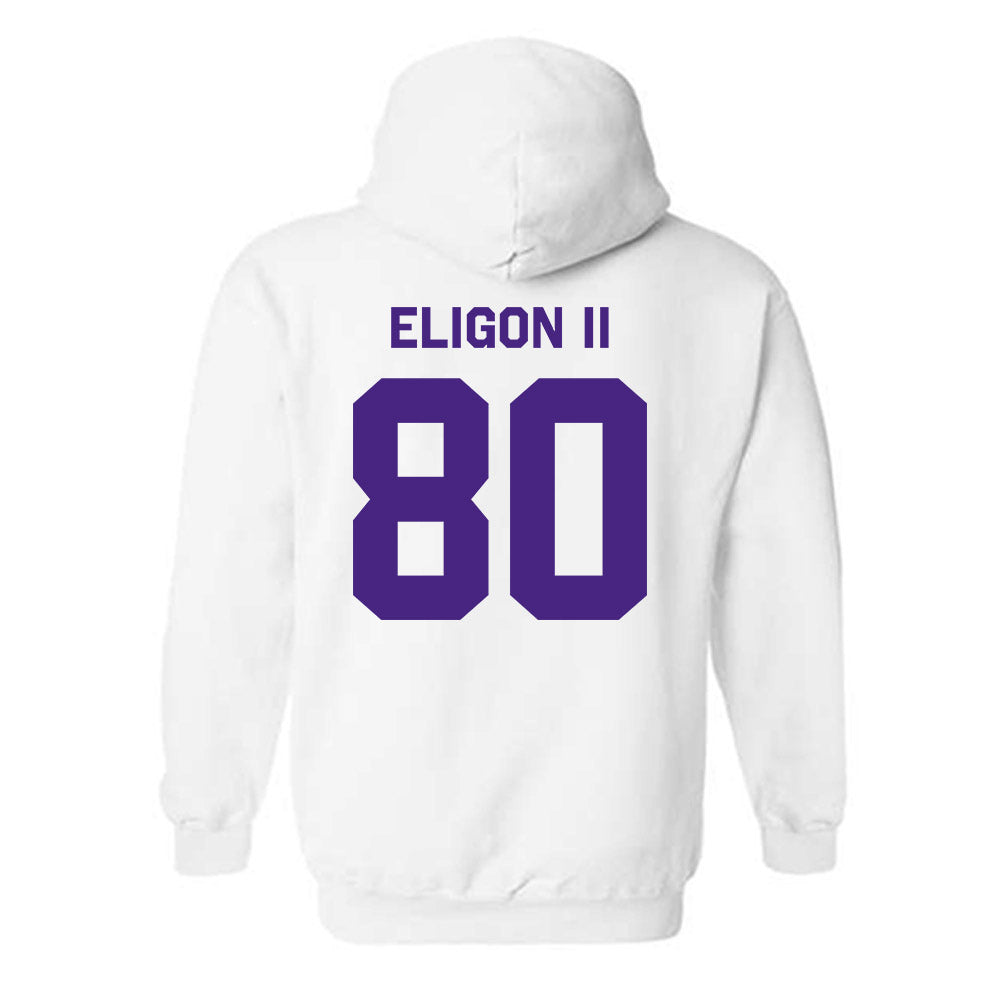 Northwestern - NCAA Football : Hayden Eligon II - Classic Shersey Hooded Sweatshirt-1