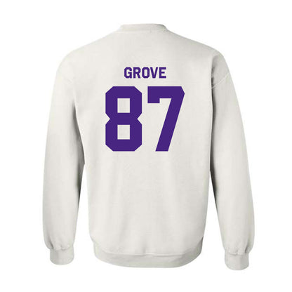 Northwestern - NCAA Football : Carson Grove - Classic Shersey Crewneck Sweatshirt-1