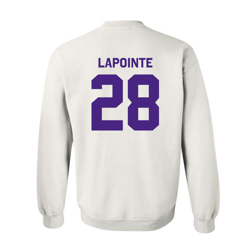 Northwestern - NCAA Women's Lacrosse : Taylor Lapointe - Classic Shersey Crewneck Sweatshirt-1