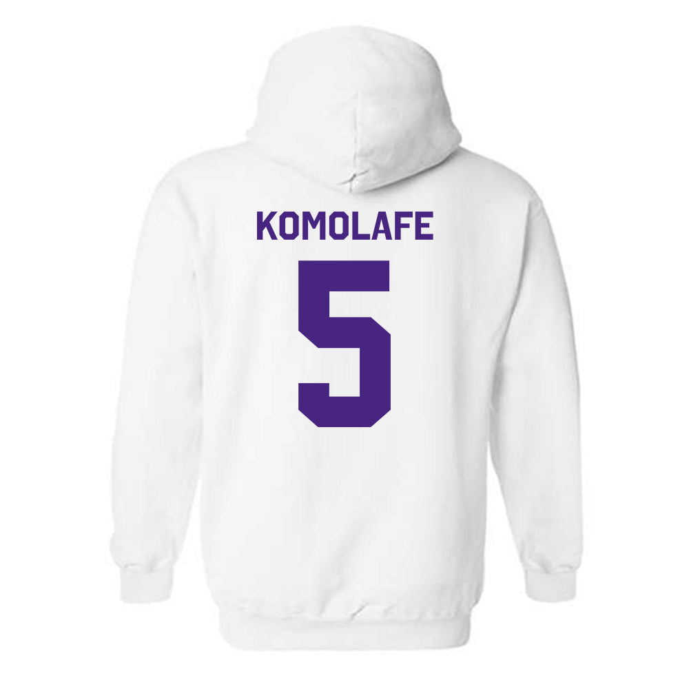 Northwestern - NCAA Football : Caleb Komolafe - Classic Shersey Hooded Sweatshirt-1