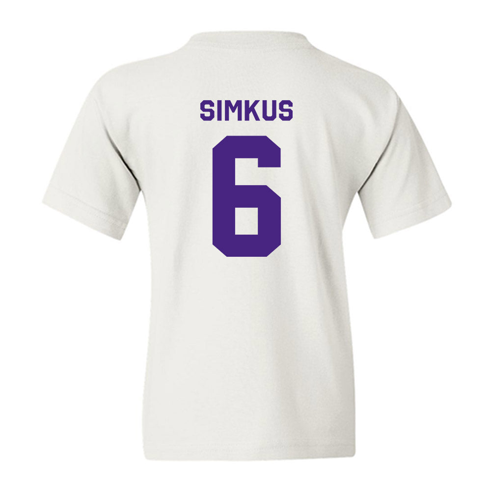 Northwestern - NCAA Women's Volleyball : Bella Simkus - Classic Shersey Youth T-Shirt-1
