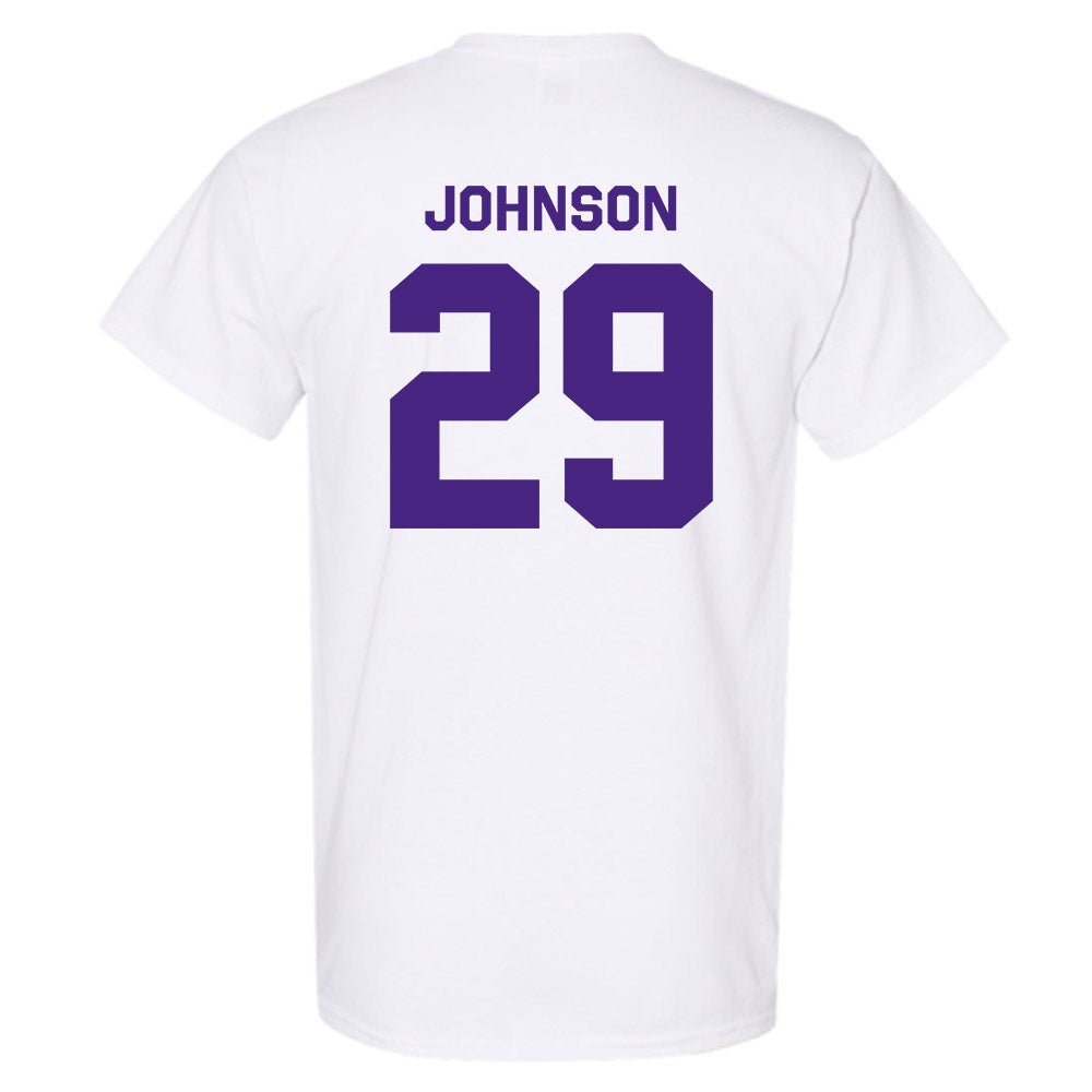 Northwestern - NCAA Football : Qayvier Johnson - Classic Shersey T-Shirt-1
