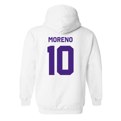 Northwestern - NCAA Women's Basketball : Sandra Moreno - Classic Shersey Hooded Sweatshirt-1