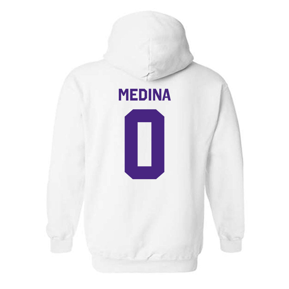 Northwestern - NCAA Softball : Tru Medina - Classic Shersey Hooded Sweatshirt-1