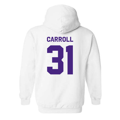 Northwestern - NCAA Women's Lacrosse : Mary Carroll - Classic Shersey Hooded Sweatshirt-1