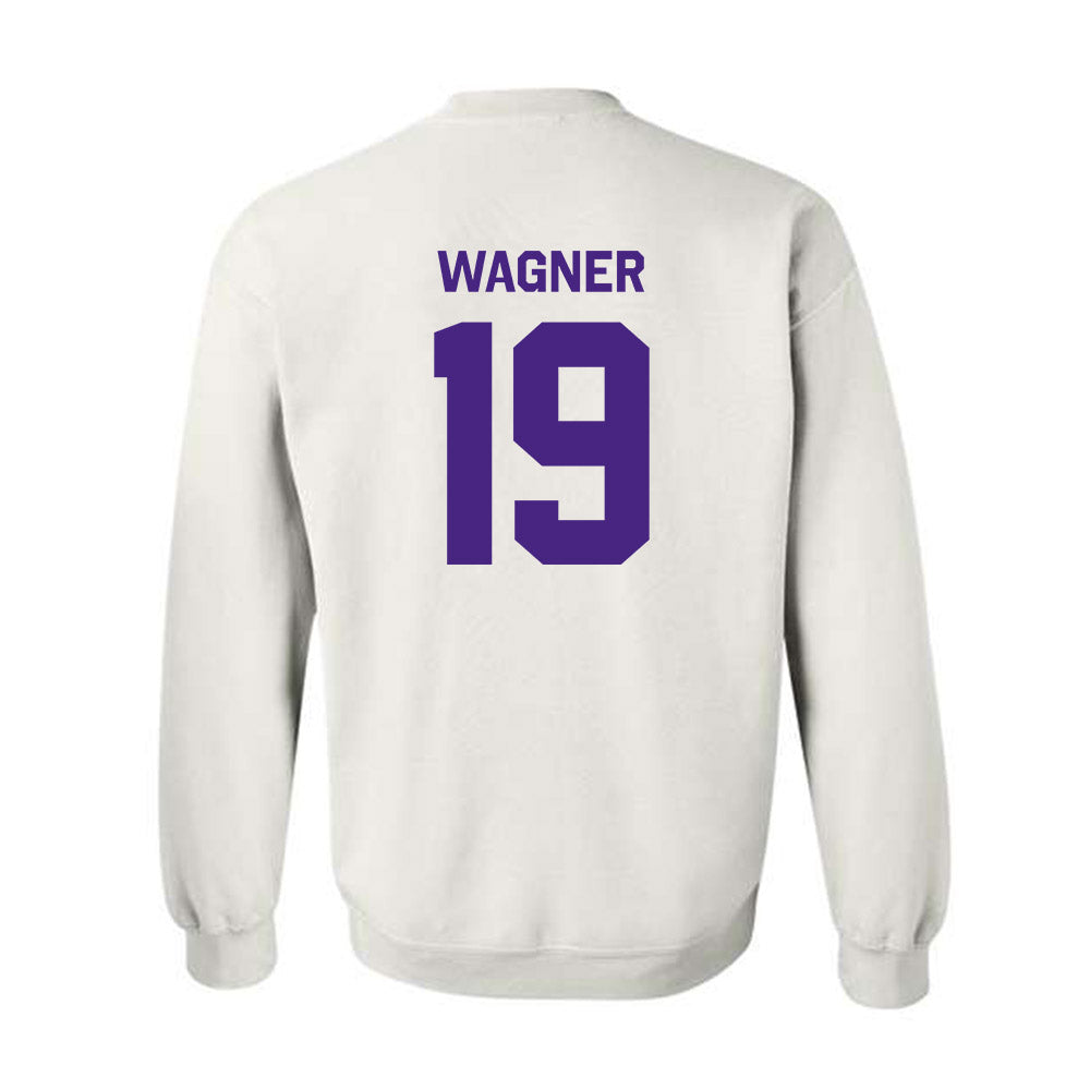 Northwestern - NCAA Football : Drew Wagner - Classic Shersey Crewneck Sweatshirt-1