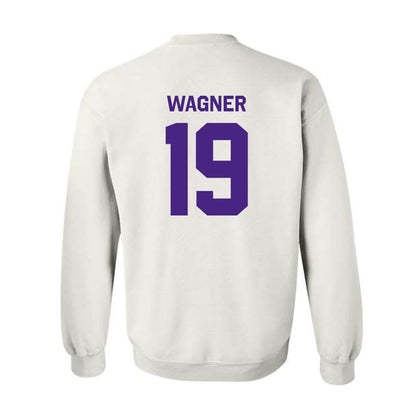 Northwestern - NCAA Football : Drew Wagner - Classic Shersey Crewneck Sweatshirt-1