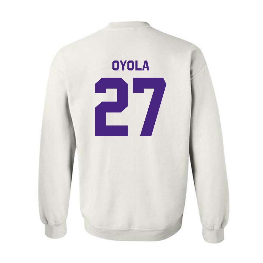 Northwestern - NCAA Football : Jack Oyola - Classic Shersey Crewneck Sweatshirt-1
