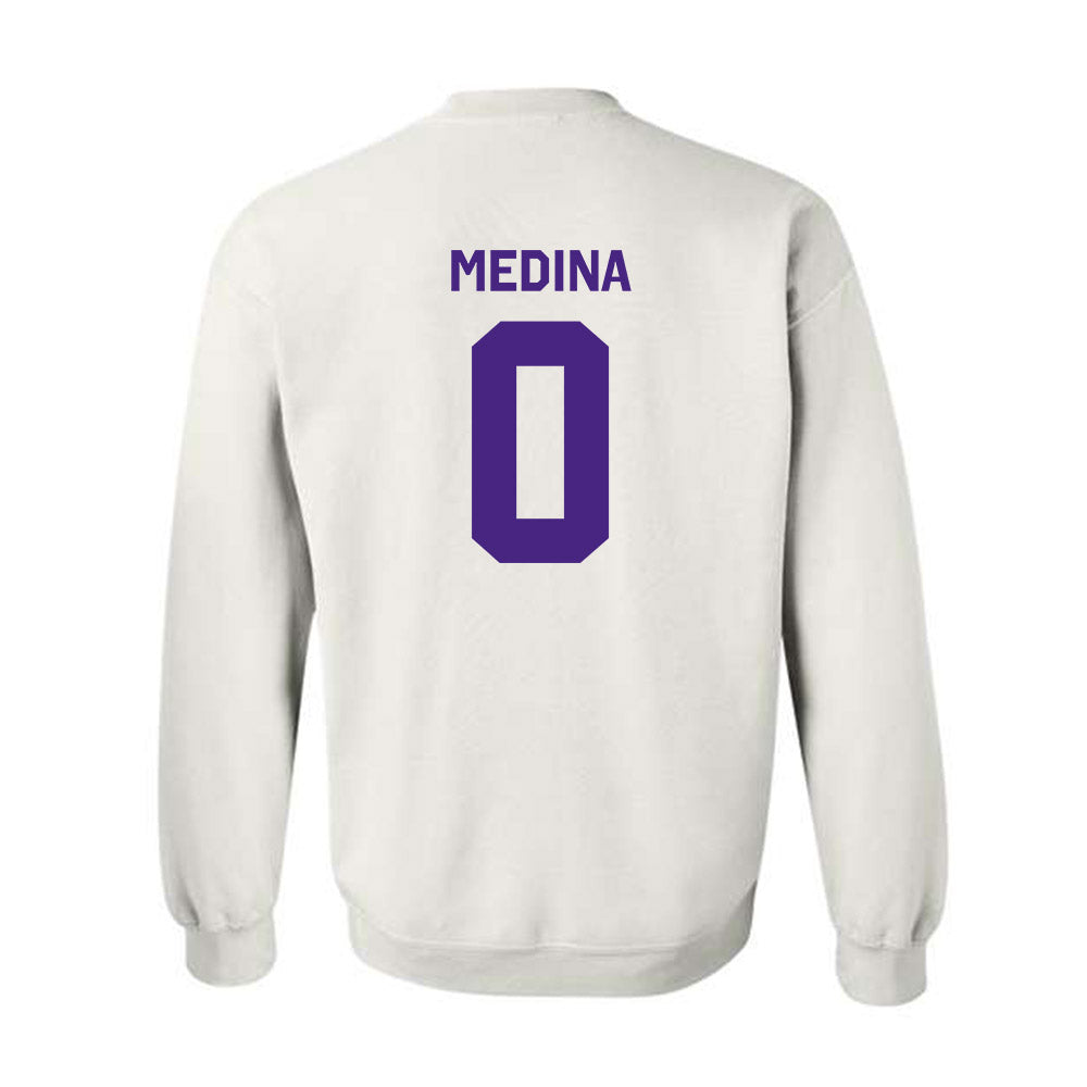 Northwestern - NCAA Softball : Tru Medina - Classic Shersey Crewneck Sweatshirt-1