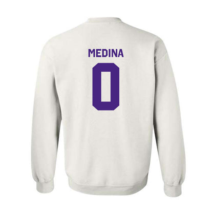 Northwestern - NCAA Softball : Tru Medina - Classic Shersey Crewneck Sweatshirt-1