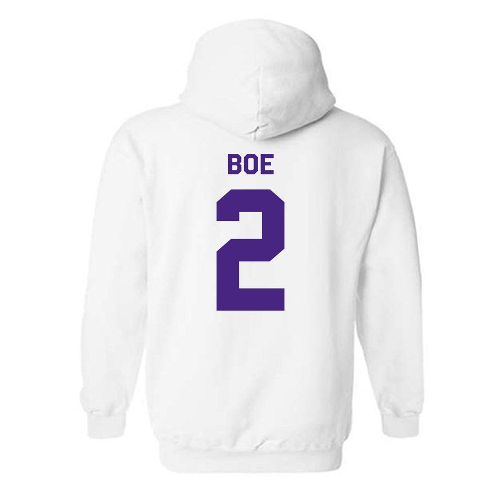 Northwestern - NCAA Football : Ryan Boe - Classic Shersey Hooded Sweatshirt-1